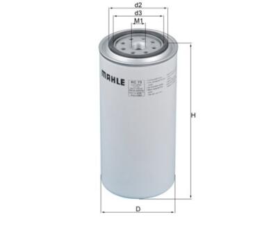 KC75 Фільтр палива (MAHLE)