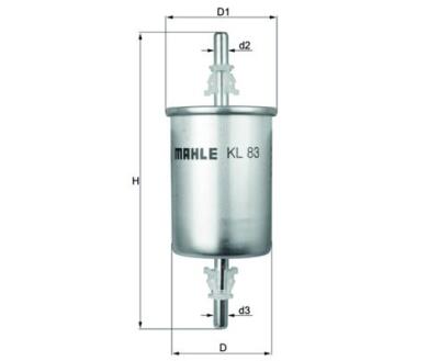 KL83 Фільтр палива (MAHLE)