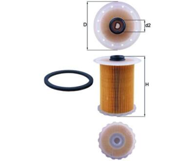 KX183D Фільтр палива (MAHLE)
