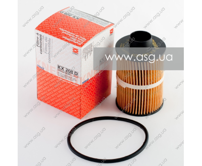 KX208D Фільтр палива (MAHLE)
