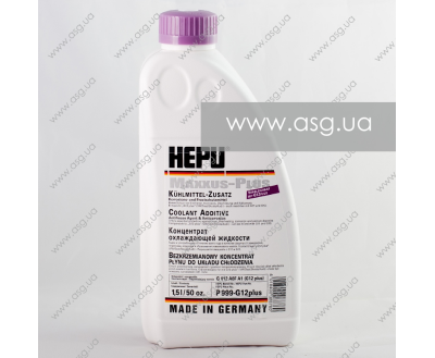 Концентрат охолоджуючої рідини HEPU P999 G12plus 1.5L (фіолетовий) x12