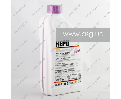 Концентрат охолоджуючої рідини HEPU P999 G12plus 1.5L (фіолетовий) x12