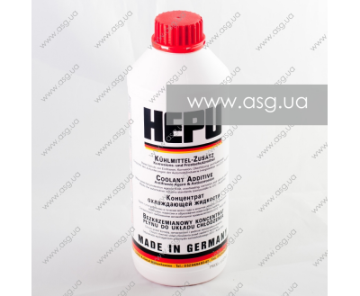 Концентрат охолоджуючої рідини HEPU P999 G12 (червоний) 1,5 л