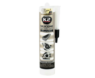 K2 SIL BLACK (BLACK SILICON +350С) 300g Силікон герметик (чорний)