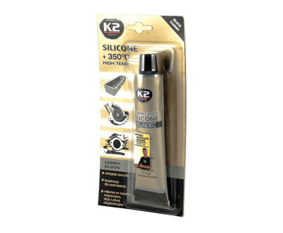 K2 SIL BLACK (BLACK SILICON +350С) 85g Силікон герметик (чорний)