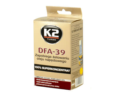 K2 TURBO DFA-39 50ml Антигель для дизельного палива