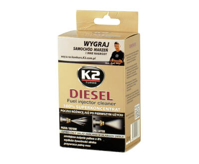 K2 TURBO DIESEL 50ml Очищувач форсунок для дизельних двигунів (індивідуальна упаковка)