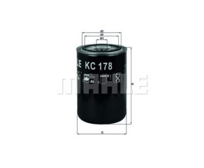 KC178 Фільтр палива (KNECHT)