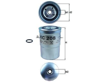 KC208 Фільтр палива (KNECHT)