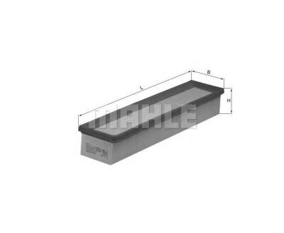 LX1258 Фільтр повітря (KNECHT)