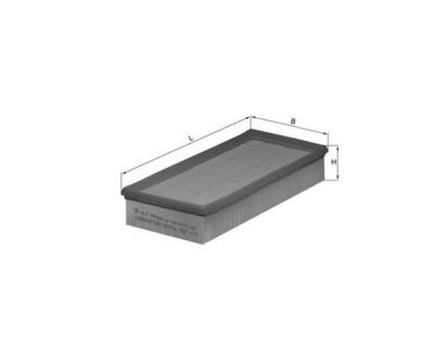 LX408 Фільтр повітря (KNECHT)