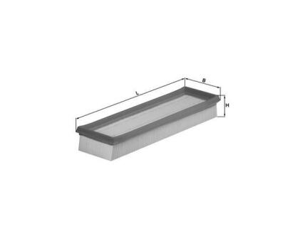 LX509 Фільтр повітря (KNECHT)