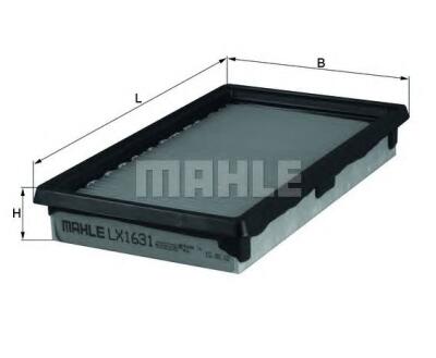 LX1631 Фільтр повітря (MAHLE)