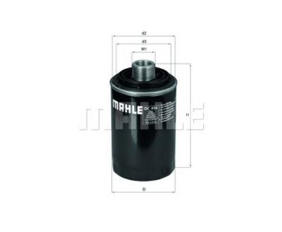 OC456 Фільтр масла (MAHLE)