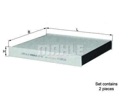 LAK467/S Фільтр салону (KNECHT)