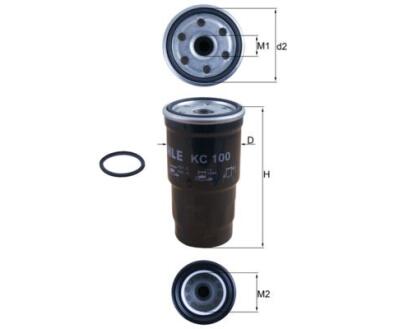 KC100D Фільтр палива (MAHLE)