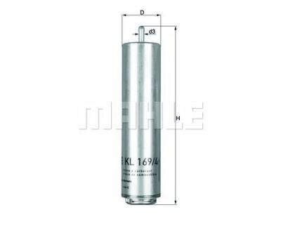 KL169/4D Фільтр палива (KNECHT)