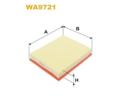WA9721 (004/5) WIX Фільтр повітря
