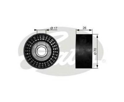 T38018 (7803-21018)  Обвідний ролик GATES DRIVEALIGN MV IDLER