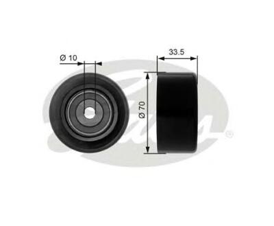 T36173 (7803-21273)  Обвідний ролик GATES DRIVEALIGN MV IDLER
