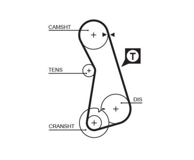 K015308 (7883-11124)  Комплект ременя ГРМ GATES POWERGRIP KIT
