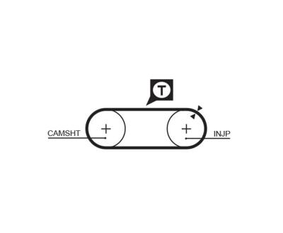 K065323XS (7883-11467)  Комплект ременя ГРМ GATES POWERGRIP KIT