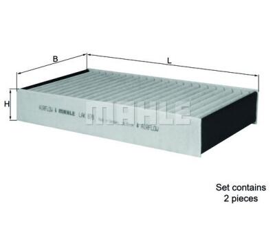 LAK878/S Фільтр салону (KNECHT)