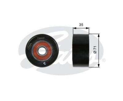 T36417 (7803-21517)  Обвідний ролик GATES DRIVEALIGN MV IDLER