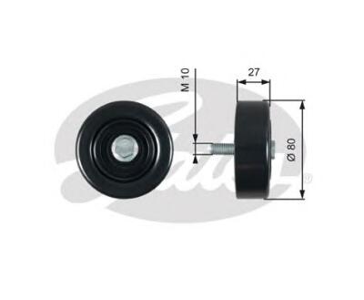 T39276 (7808-21676)  Обвідний ролик GATES DRIVEALIGN MV TENS