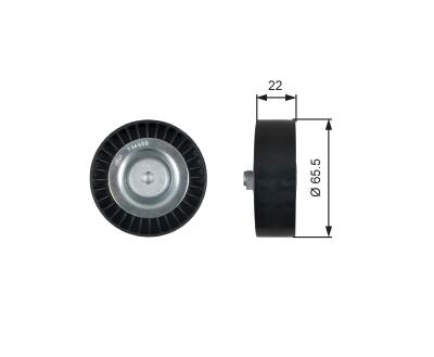 T36458 (7803-21558)  Обвідний ролик GATES DRIVEALIGN MV IDLER