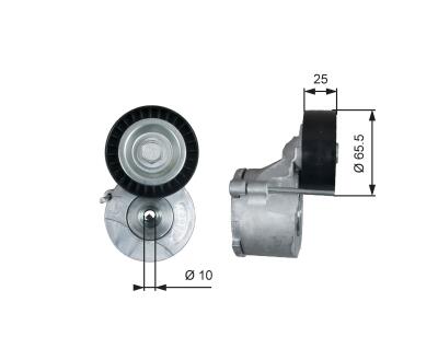 T39281 (7808-21479)  Натяжний ролик ременя GATES DRIVEALIGN MV TENS