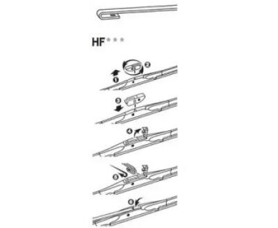 HF700 (TRICO)  Щітка склоочисника HybridBlade