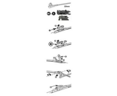 FX400 (TRICO)  Щітка склоочисника Trico Flex