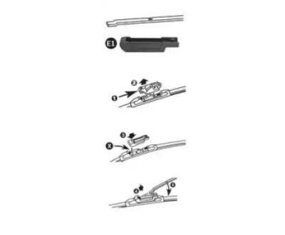 FX400 (TRICO)  Щітка склоочисника Trico Flex