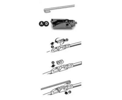 FX400 (TRICO)  Щітка склоочисника Trico Flex