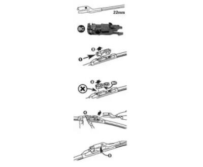 FX400 (TRICO)  Щітка склоочисника Trico Flex