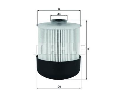 KX338/26D  Фільтр палива (MAHLE)