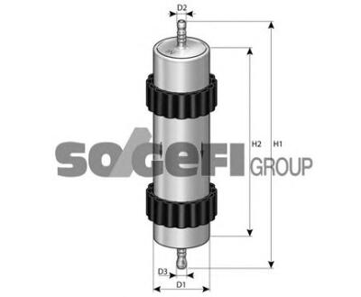 FCS809 Фільтр палива (PURFLUX)