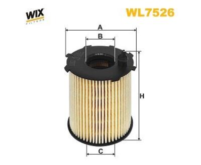 WL7526   (667/4) WIX Фільтр масла
