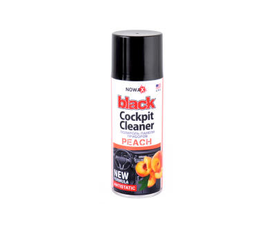 Поліроль панелі приладів NOWAX BLACK Cockpit Cleaner 200ml, персик