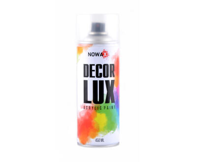 Акриловий лак прозорий в спреї NOWAX DECOR LUX  9015    450ml