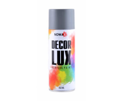 Акрилова фарба в спреї NOWAX DECOR LUX  7000 Сірий   450ml