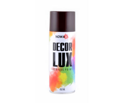 Акрилова фарба в спреї NOWAX DECOR LUX  3007 Коричневий  450ml
