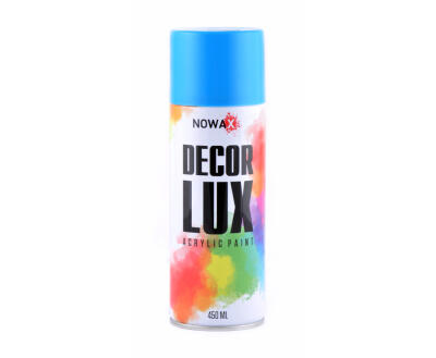 Акрилова фарба в спреї NOWAX DECOR LUX  5012 Світло блакитний  450ml