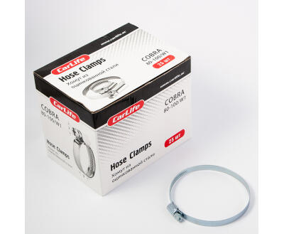 Хомути CarLife 80-100,9mm, W1 (25шт.в.уп.) оцинк.