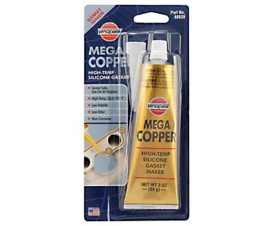 MEGA COPPER® SILICONE, 85g Високотемпературний герметик прокладок з мідним наповнювачем. Використову