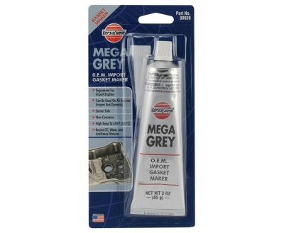 MEGA GREY SILICONE, 85g Сірий герметик використовується для відновлення більшості прокладок і гнучки