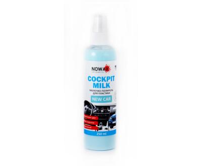 Молочко для панелі приборів/Nowax Cockpit Milk/ New Car 250ml (24шт./ящ.)