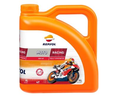 Олива моторна REPSOL MOTO RACING 4T 5W-40 (4Л)