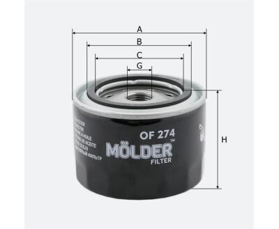 OF 274 MOLDER Фільтр масла